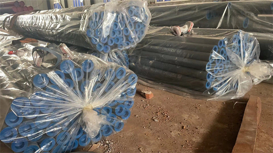 ASTM A53 A106 Tubo senza cuciture in acciaio al carbonio API 5L Tubi lineari rotondi laminati a caldo