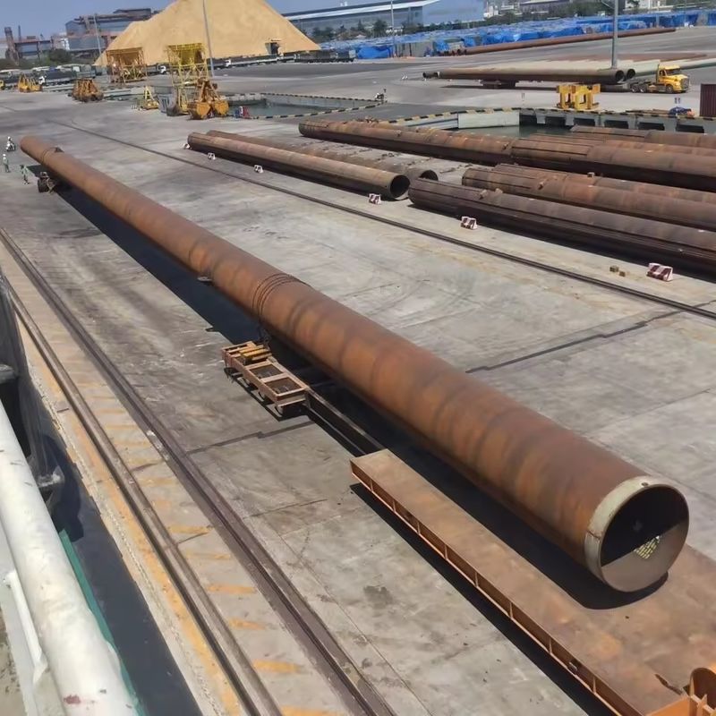 Tubo di acciaio al carbonio ad alta pressione St37 St52 A106b Tubo di acciaio al carbonio senza saldatura per petrolio e gas